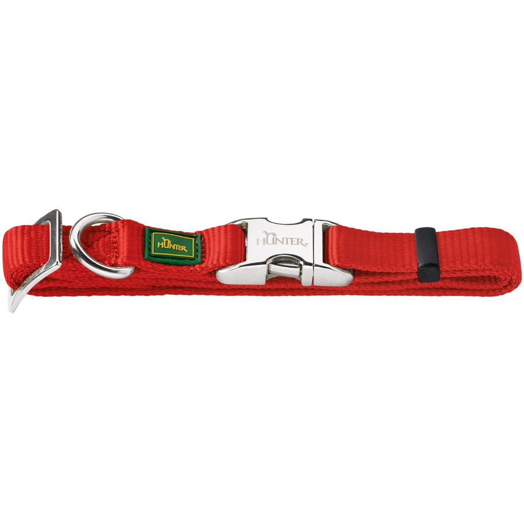 Hunter Collar Red VB ALU - Strong Nylon