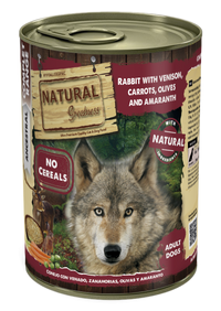 Natural Greatness Conejo con Venado, Zanahorias, Aceitunas y Amaranto