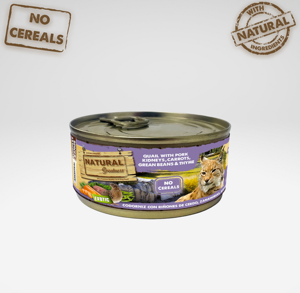 Natural Greatness Codorniz con Riñones de Cerdo