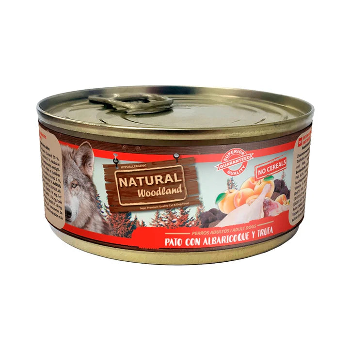 Natural Woodland Pato con Albaricoque y Trufa