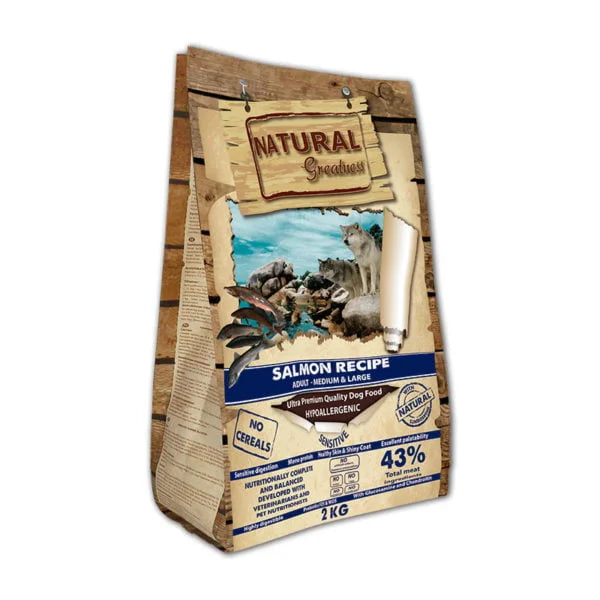 Natural Greatness Salmon Recipe Adult-Medium Large