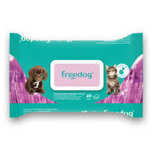 FREEDOG TOALLITAS HUMEDAS LAVANDA Y VAINILLA  40UD 18X28CM