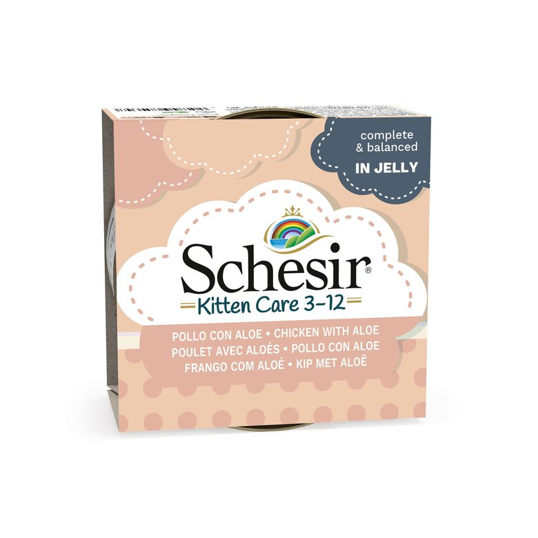 Schesir Kitten Pollo con Aloe in jelly